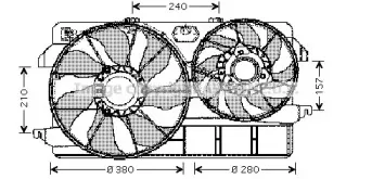 FD7535 AVA QUALITY COOLING Вентилятор, охлаждение двигателя FD7535 AVA QUALITY COOLING Вентилятор, охлаждение двигателя