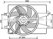 FD7552 AVA QUALITY COOLING Вентилятор, охлаждение двигателя FD7552 AVA QUALITY COOLING Вентилятор, охлаждение двигателя