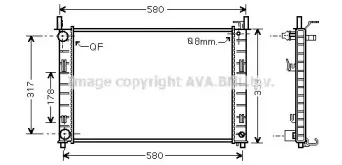 FDA2326 AVA QUALITY COOLING Радиатор, охлаждение двигателя FDA2326 AVA QUALITY COOLING Радиатор, охлаждение двигателя