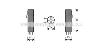 FDD584 AVA QUALITY COOLING Осушитель, кондиционер FDD584 AVA QUALITY COOLING Осушитель, кондиционер
