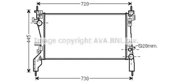 FT2385 AVA QUALITY COOLING Радиатор, охлаждение двигателя FT2385 AVA QUALITY COOLING Радиатор, охлаждение двигателя