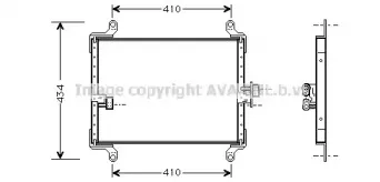 FT5206 AVA QUALITY COOLING Конденсатор, кондиционер FT5206 AVA QUALITY COOLING Конденсатор, кондиционер
