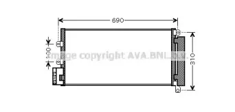 FT5356 AVA QUALITY COOLING Конденсатор, кондиционер FT5356 AVA QUALITY COOLING Конденсатор, кондиционер