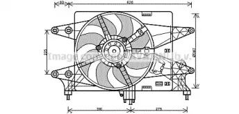 FT7560 AVA QUALITY COOLING Вентилятор, охлаждение двигателя FT7560 AVA QUALITY COOLING Вентилятор, охлаждение двигателя