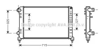 FTA2262 AVA QUALITY COOLING Радиатор, охлаждение двигателя FTA2262 AVA QUALITY COOLING Радиатор, охлаждение двигателя