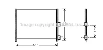 FTA5303 AVA QUALITY COOLING Конденсатор, кондиционер FTA5303 AVA QUALITY COOLING Конденсатор, кондиционер