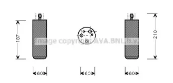 FTD073 AVA QUALITY COOLING Осушитель, кондиционер FTD073 AVA QUALITY COOLING Осушитель, кондиционер
