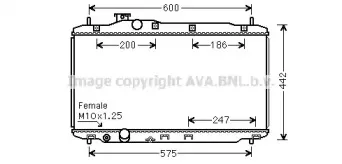 HD2296 AVA QUALITY COOLING Радиатор, охлаждение двигателя HD2296 AVA QUALITY COOLING Радиатор, охлаждение двигателя