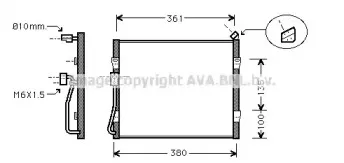 HD5090 AVA QUALITY COOLING Конденсатор, кондиционер HD5090 AVA QUALITY COOLING Конденсатор, кондиционер