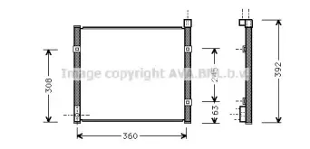 HD5095 AVA QUALITY COOLING Конденсатор, кондиционер HD5095 AVA QUALITY COOLING Конденсатор, кондиционер