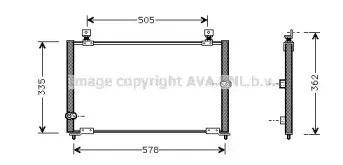HD5108 AVA QUALITY COOLING Конденсатор, кондиционер HD5108 AVA QUALITY COOLING Конденсатор, кондиционер