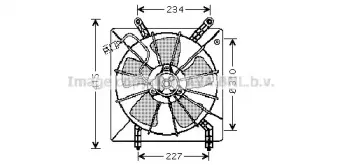 HD7510 AVA QUALITY COOLING Вентилятор, охлаждение двигателя HD7510 AVA QUALITY COOLING Вентилятор, охлаждение двигателя