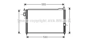 HDA5209 AVA QUALITY COOLING Конденсатор, кондиционер HDA5209 AVA QUALITY COOLING Конденсатор, кондиционер