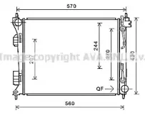 HY2270 AVA QUALITY COOLING Радиатор, охлаждение двигателя HY2270 AVA QUALITY COOLING Радиатор, охлаждение двигателя