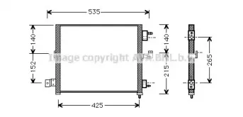 HY5062 AVA QUALITY COOLING Конденсатор, кондиционер HY5062 AVA QUALITY COOLING Конденсатор, кондиционер