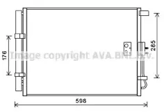 HY5373D AVA QUALITY COOLING Конденсатор, кондиционер HY5373D AVA QUALITY COOLING Конденсатор, кондиционер