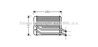 HY6118 AVA QUALITY COOLING Теплообменник, отопление салона HY6118 AVA QUALITY COOLING Теплообменник, отопление салона
