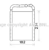HY6356 AVA QUALITY COOLING Теплообменник, отопление салона HY6356 AVA QUALITY COOLING Теплообменник, отопление салона