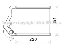 HY6380 AVA QUALITY COOLING Теплообменник, отопление салона HY6380 AVA QUALITY COOLING Теплообменник, отопление салона