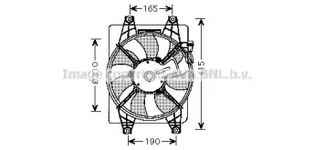 HY7523 AVA QUALITY COOLING Вентилятор, охлаждение двигателя HY7523 AVA QUALITY COOLING Вентилятор, охлаждение двигателя
