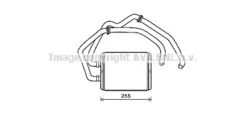 IV6104 AVA QUALITY COOLING Теплообменник, отопление салона IV6104 AVA QUALITY COOLING Теплообменник, отопление салона