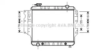 JE2023 AVA QUALITY COOLING Радиатор, охлаждение двигателя JE2023 AVA QUALITY COOLING Радиатор, охлаждение двигателя