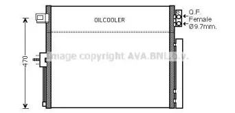 JE5061D AVA QUALITY COOLING Конденсатор, кондиционер JE5061D AVA QUALITY COOLING Конденсатор, кондиционер