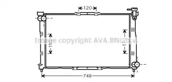 KA2039 AVA QUALITY COOLING Радиатор, охлаждение двигателя KA2039 AVA QUALITY COOLING Радиатор, охлаждение двигателя