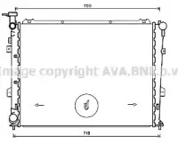 KA2226 AVA QUALITY COOLING Радиатор, охлаждение двигателя KA2226 AVA QUALITY COOLING Радиатор, охлаждение двигателя