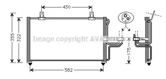 KA5005 AVA QUALITY COOLING Конденсатор, кондиционер KA5005 AVA QUALITY COOLING Конденсатор, кондиционер