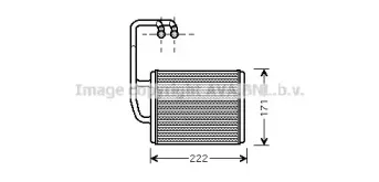 KA6076 AVA QUALITY COOLING Теплообменник, отопление салона KA6076 AVA QUALITY COOLING Теплообменник, отопление салона