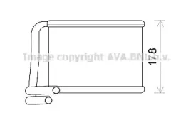 KA6222 AVA QUALITY COOLING Теплообменник, отопление салона KA6222 AVA QUALITY COOLING Теплообменник, отопление салона