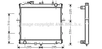 KAA2022 AVA QUALITY COOLING Радиатор, охлаждение двигателя KAA2022 AVA QUALITY COOLING Радиатор, охлаждение двигателя