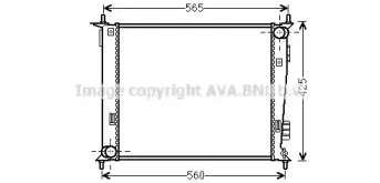 KAA2143 AVA QUALITY COOLING Радиатор, охлаждение двигателя KAA2143 AVA QUALITY COOLING Радиатор, охлаждение двигателя
