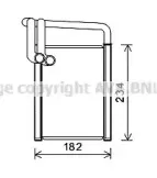 KAA6259 AVA QUALITY COOLING Теплообменник, отопление салона KAA6259 AVA QUALITY COOLING Теплообменник, отопление салона