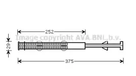 MCD011 AVA QUALITY COOLING Осушитель, кондиционер MCD011 AVA QUALITY COOLING Осушитель, кондиционер