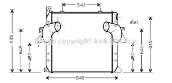 ME4178 AVA QUALITY COOLING Интеркулер ME4178 AVA QUALITY COOLING Интеркулер