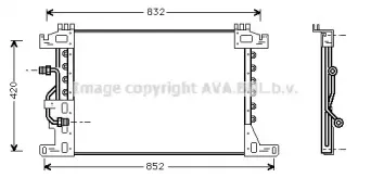 MEA5144 AVA QUALITY COOLING Конденсатор, кондиционер MEA5144 AVA QUALITY COOLING Конденсатор, кондиционер