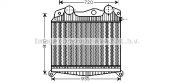 MN4040 AVA QUALITY COOLING Интеркулер MN4040 AVA QUALITY COOLING Интеркулер