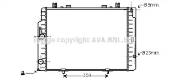 MS2133 AVA QUALITY COOLING Радиатор, охлаждение двигателя MS2133 AVA QUALITY COOLING Радиатор, охлаждение двигателя