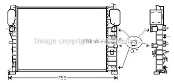 MS2394 AVA QUALITY COOLING Радиатор, охлаждение двигателя MS2394 AVA QUALITY COOLING Радиатор, охлаждение двигателя