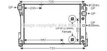 MS2491 AVA QUALITY COOLING Радиатор, охлаждение двигателя MS2491 AVA QUALITY COOLING Радиатор, охлаждение двигателя