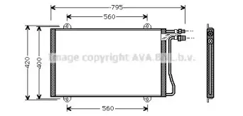 MS5219 AVA QUALITY COOLING Конденсатор, кондиционер MS5219 AVA QUALITY COOLING Конденсатор, кондиционер