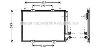 MS5232 AVA QUALITY COOLING Конденсатор, кондиционер MS5232 AVA QUALITY COOLING Конденсатор, кондиционер