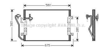 MS5289 AVA QUALITY COOLING Конденсатор, кондиционер MS5289 AVA QUALITY COOLING Конденсатор, кондиционер