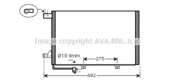 MS5386 AVA QUALITY COOLING Конденсатор, кондиционер MS5386 AVA QUALITY COOLING Конденсатор, кондиционер