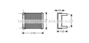 MS6385 AVA QUALITY COOLING Теплообменник, отопление салона MS6385 AVA QUALITY COOLING Теплообменник, отопление салона