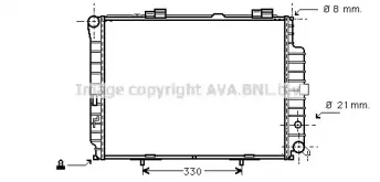 MSA2231 AVA QUALITY COOLING Радиатор, охлаждение двигателя MSA2231 AVA QUALITY COOLING Радиатор, охлаждение двигателя