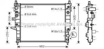 MSA2271 AVA QUALITY COOLING Радиатор, охлаждение двигателя MSA2271 AVA QUALITY COOLING Радиатор, охлаждение двигателя