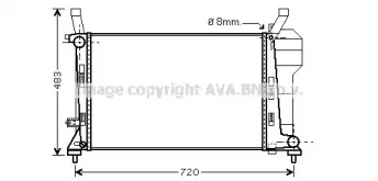 MSA2363 AVA QUALITY COOLING Радиатор, охлаждение двигателя MSA2363 AVA QUALITY COOLING Радиатор, охлаждение двигателя